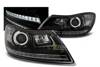 Lampy Skoda Octavia II 09-12 daylight black led