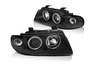 Lampy Soczewkowe Audi A4 B5 94-98 Black Ringi Ccfl