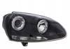 Lampy VW GOLF V 5 03-09 ringi soczewki black FK