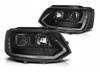 Lampy Vw T5 10-15 led tube black t6 look drl lift