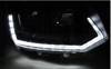 Lampy Vw T5 10-15 led tube black t6 look drl lift