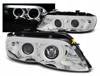 Lampy przednie Bmw X5 E53 03-06 chrome ringi xenon