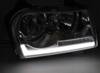 Lampy przednie chrome LED do Chrysler 300 05-08