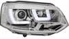 Lampy przednie reflektory VW T5 chrome LED DRL