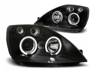 Lampy reflektory Ford Fiesta mk6 02-05 ringi black