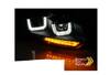 Lampy vw golf 6 vi 08-12 u-type black drl dts led