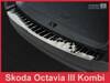Nakładka na zderzak tylny Skoda Octavia 3 Kombi (Lustro)