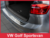 Nakładka na zderzak tylny do Volkswagen Golf Sportsvan (Stal)