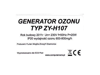 Ozonator do klimatyzacji generator ozonu 800mg/h