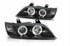 Reflektory lampy przednie BMW Z3 black ringi