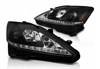 Reflektory lampy przednie Lexus IS 06-13 DRL BLACK