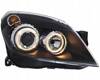 Reflektory lampy przednie Opel Astra III H BLACK RINGI