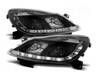 Reflektory lampy przednie Opel Corsa D Black Dayli