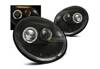 Reflektory lampy przednie ringi black VW New Beetle