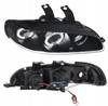 Reflektory przednie Honda Civic V BLACK RING