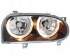 Reflektory przednie VW Golf III BLACK RINGI