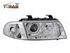 Reflektory przednie lampy Audi A4 B5 CHROM RINGI